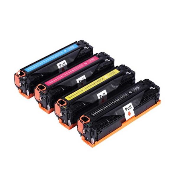 Pack 4 Toners HP CC530A/410A/CF380A CANON / 718 Couleur Compatible