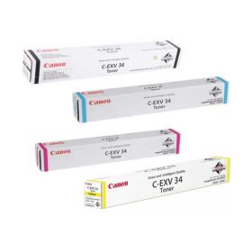 Pack 4 Toners Canon C-EXV 34 Couleur Original