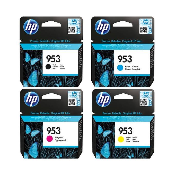 HP 953 noir et couleur - Pack de 4 cartouches de marque HP 953